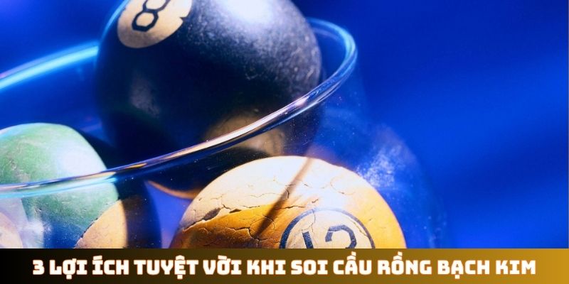 3 lợi ích tuyệt vời khi soi cầu Rồng Bạch Kim