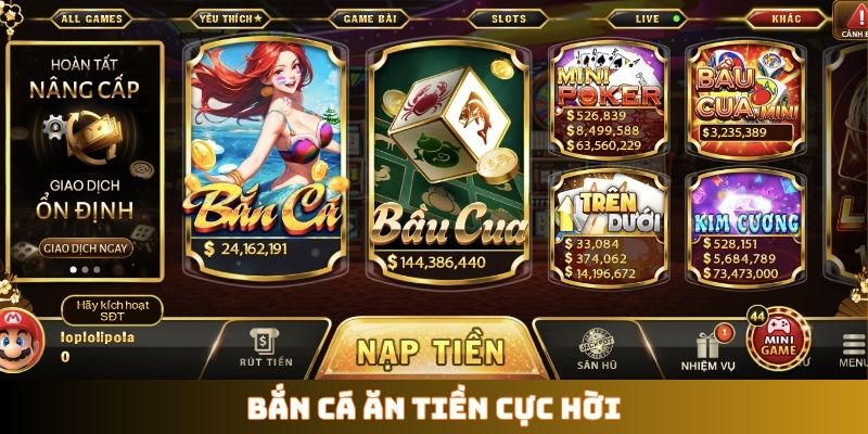 Bắn cá ăn tiền cực hời