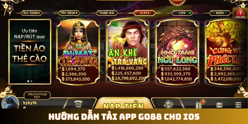 Hướng dẫn tải app GO88 cho iOS